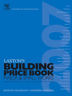 cover image of LAXTON'S BUILDING PRICE BOOK 2007